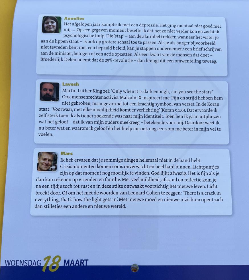 18 maart woensdag 2026 © Broederlijk Delen