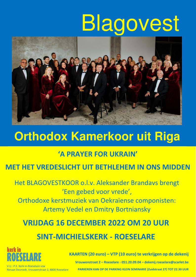 Concert Blagovest © Kerk-in-Roeselare