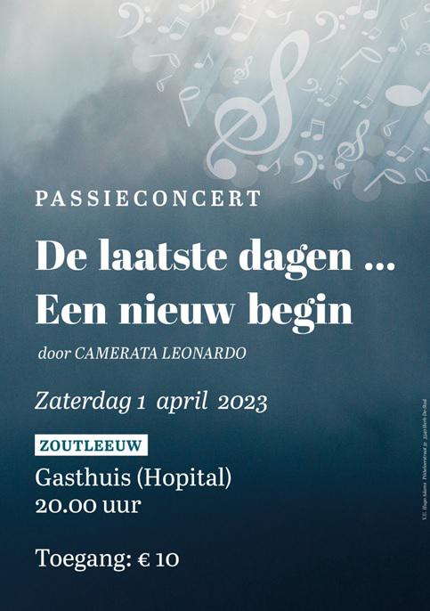 PASSIECONCERT De laatste dagen van onze Heer 