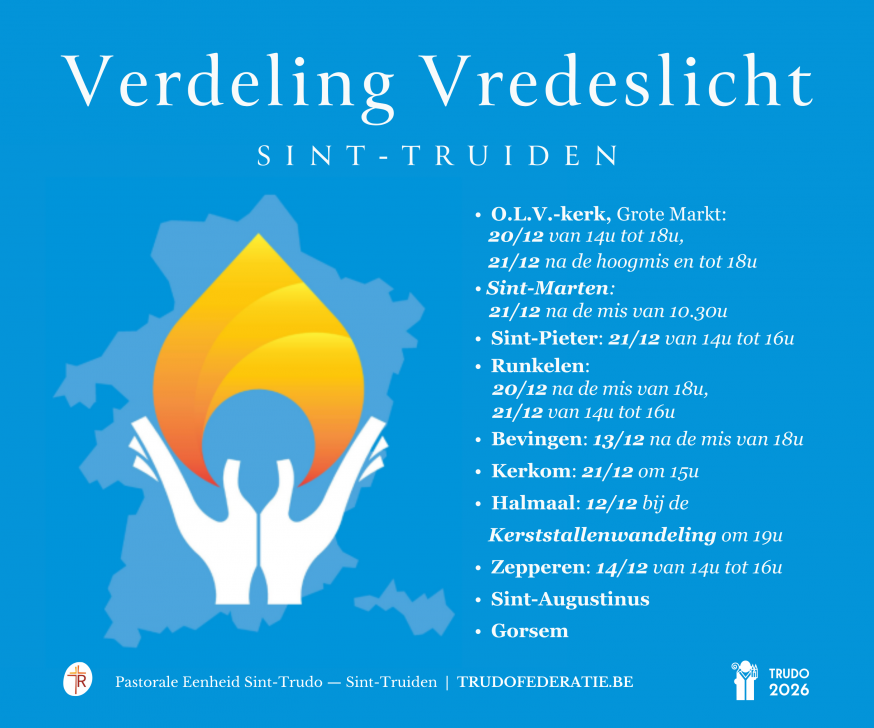 Vredeslicht Sint-Truiden 2025 © Dekenaat Genk