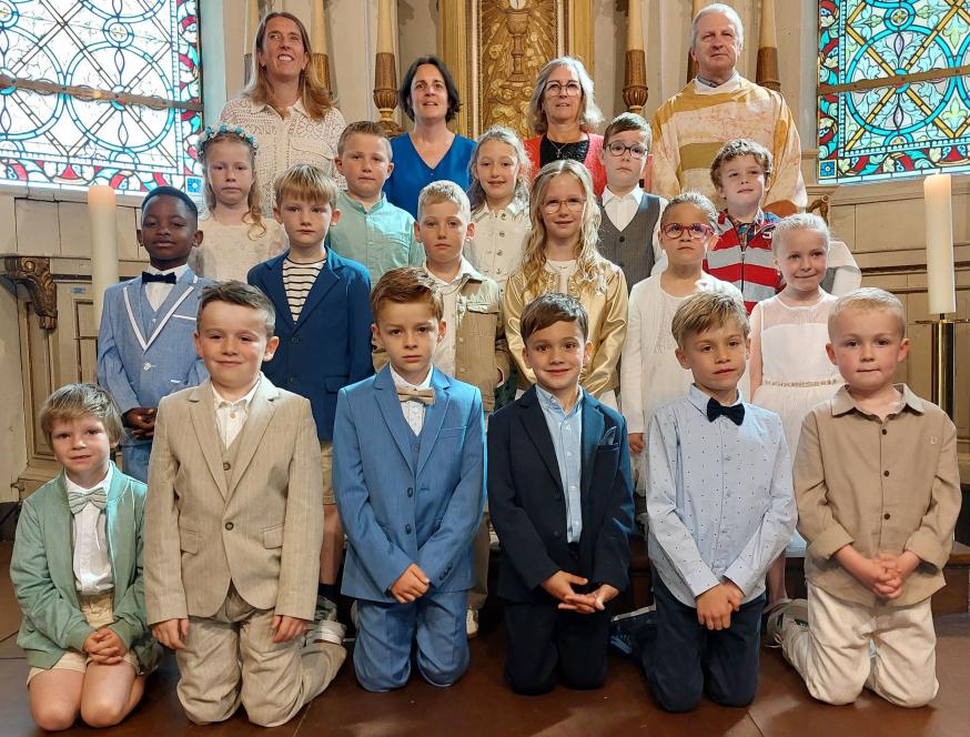 1ste communiecanten Stene 