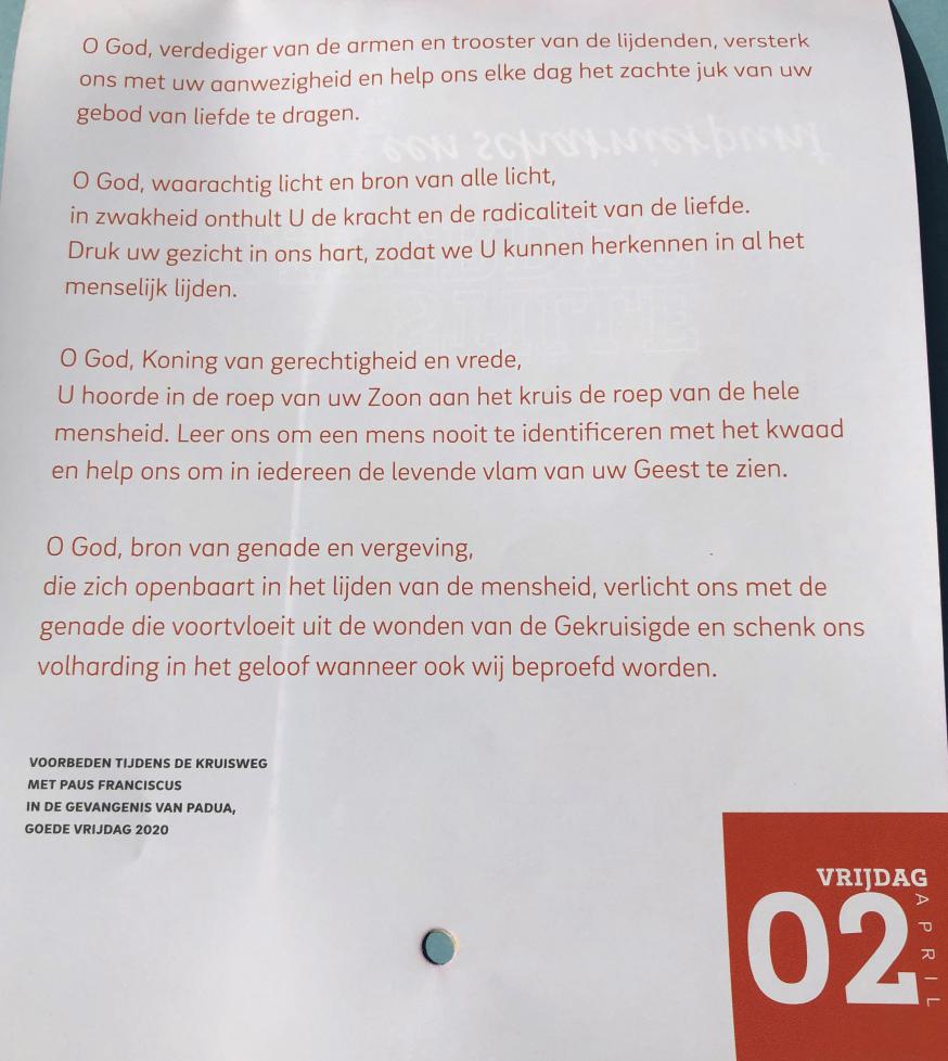 Vastenkalender vrijdag 2 april © Broederlijk Delen