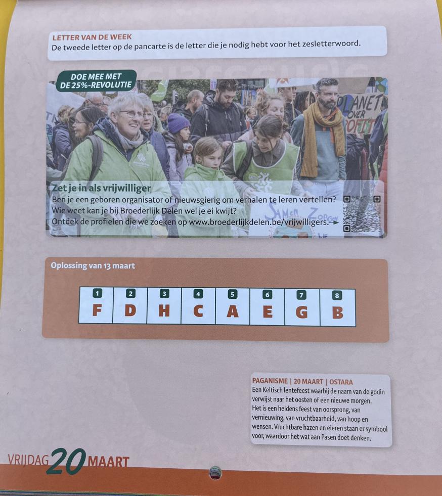 20 maart vrijdag 2026 © Broederlijk Delen