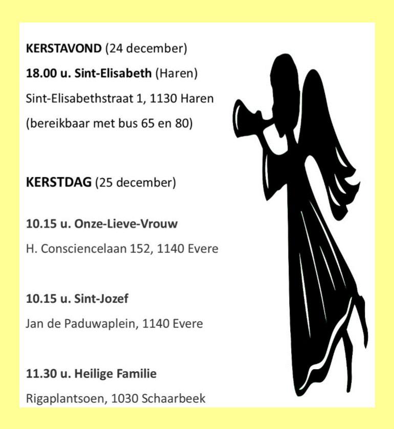 Kerstvieringen © Mariette Dhondt