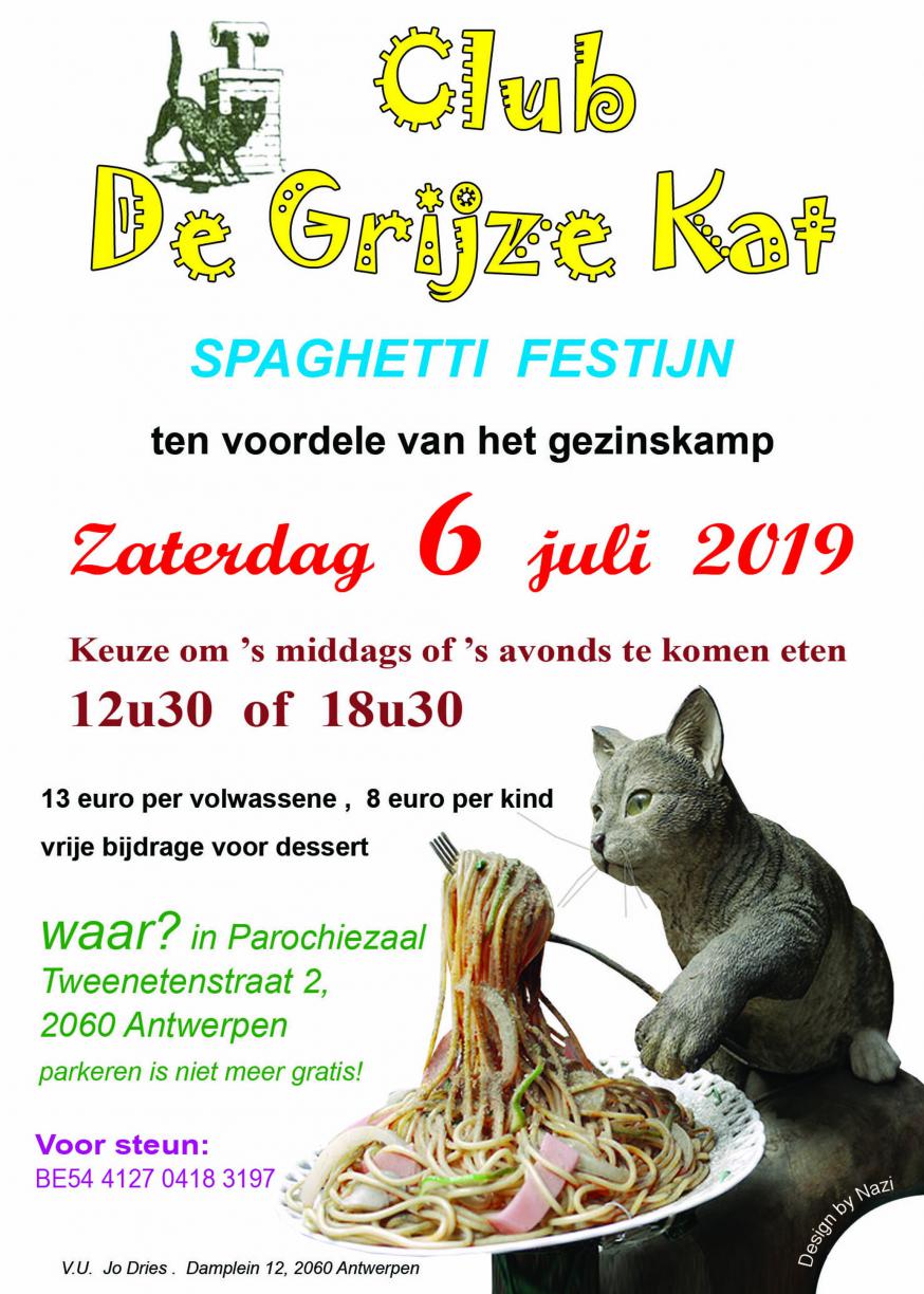 Spaghettidag Club De Grijze Kat 