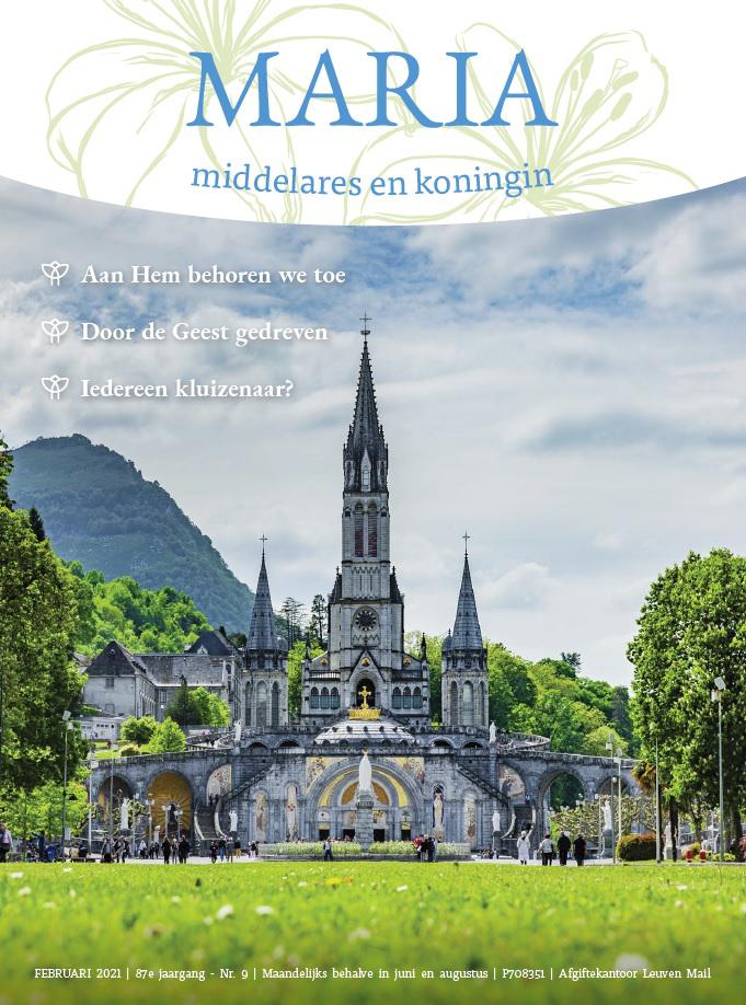 De cover van het februari 2021-nummer van Maria, middelares en koningin © Maria, Middelares en Koningin