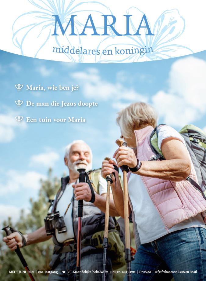 De cover van het mei- en juninummer van Maria Middelares en Koningin © Maria, Middelares en Koningin De cover van het mei- en juninummer van Maria Middelares en Koningin © Maria, Middelares en Koningin