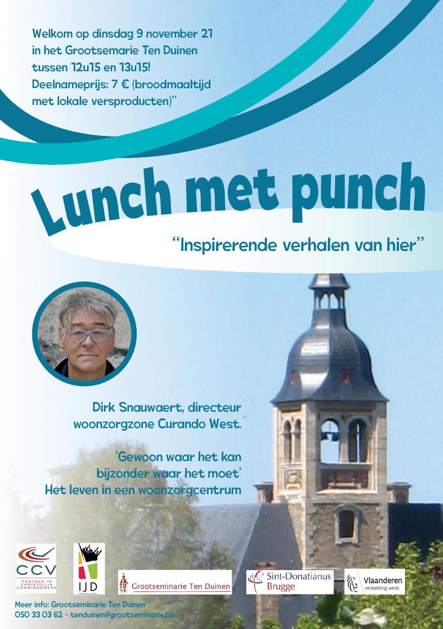 Flyer Lunch met Punch 3 (9 november) Flyer Lunch met Punch 3 (9 november)