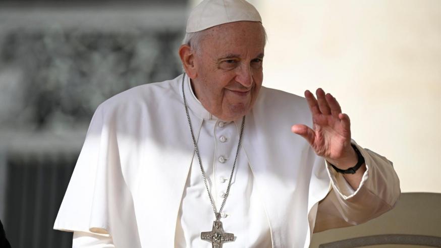 Paus Franciscus tijdens de algemene audiëntie van woensdag 7 september 2022 © VaticanMedia
