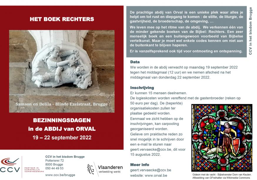 Bezinningsdagen in de abdij van Orval © CCV Brugge