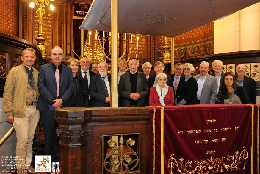 Het Overlegorgaan van Christenen en Joden in België vierde zijn 30ste verjaardag, met kardinaal Jozef De Kesel als eregast © OCJB
