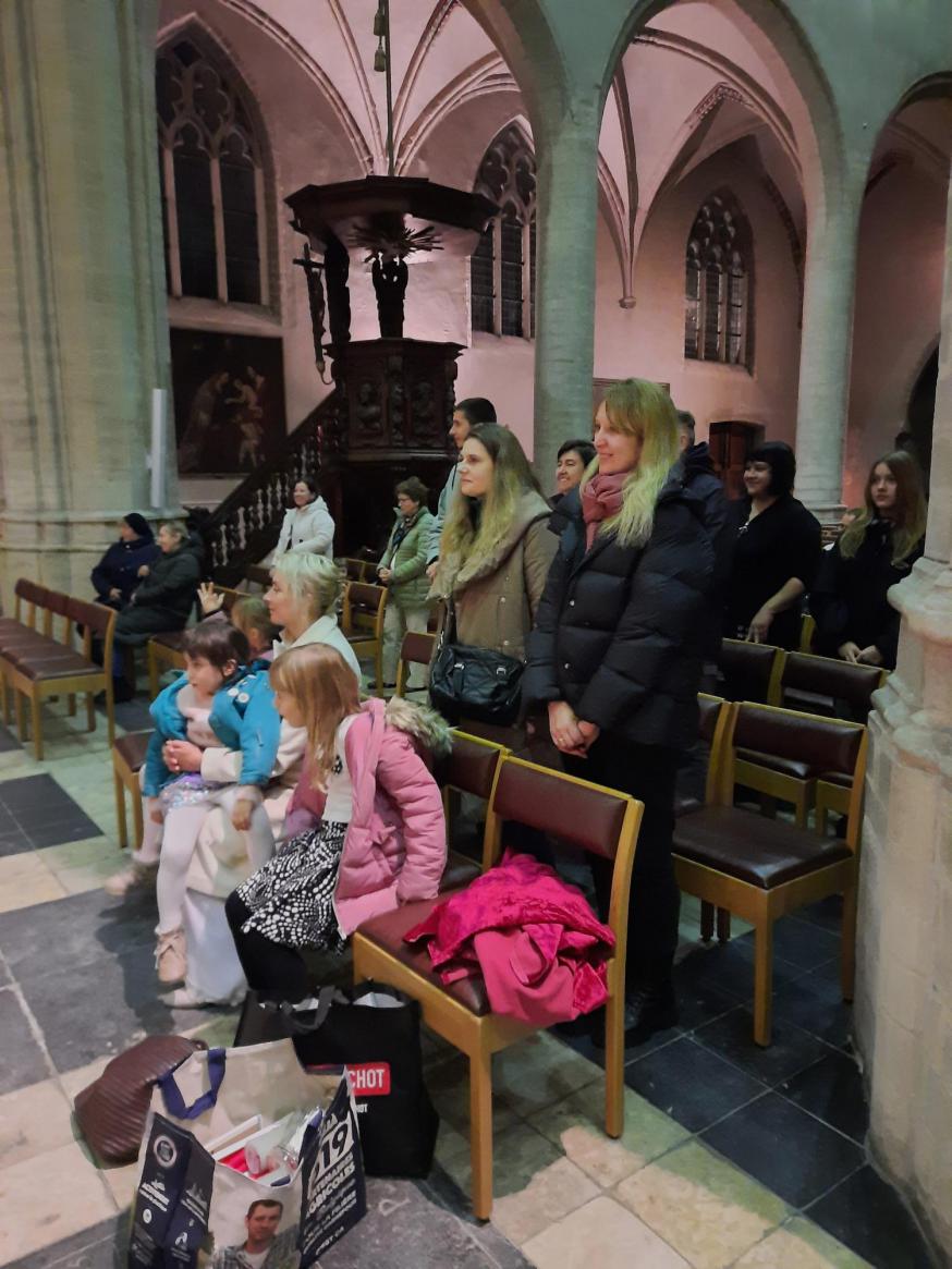 Oekraïens Grieks-Katholieke Kerstviering in de Sint-Kwintenskerk te Leuven © Pastorale zone Leuven aan de Dijle