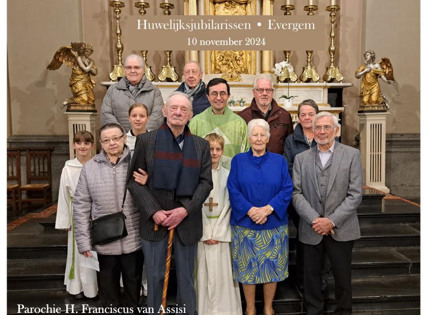 Huwelijksjubilarissen Evergem 