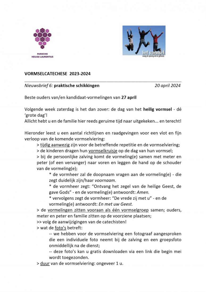 Nieuwsbrief 6 