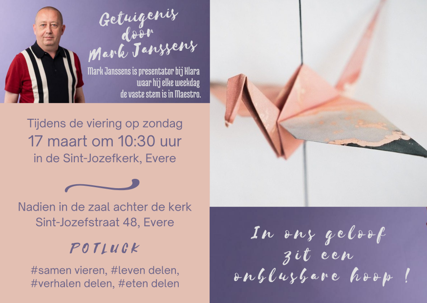 In ons geloof zit een onblusbare hoop © Mariette Dhondt