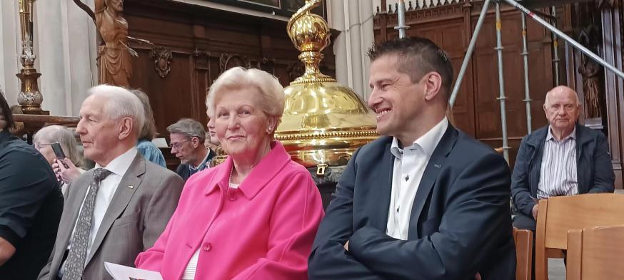 Diamanten jubilarissen Paul Van de Putte en Chris De Plukker 