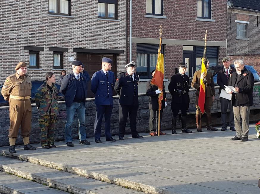 Aan het monument (Meldert 2024) 