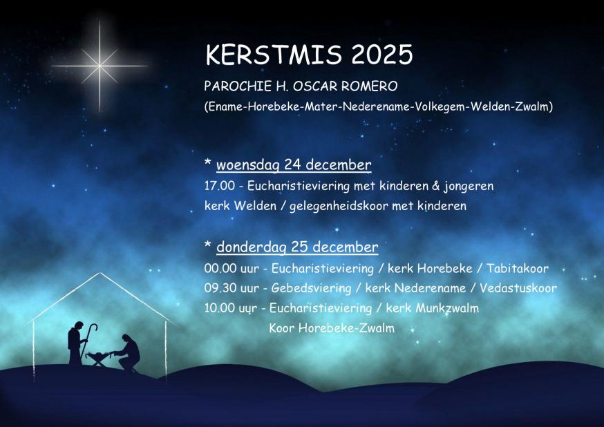 Kerstvieringen 2025 