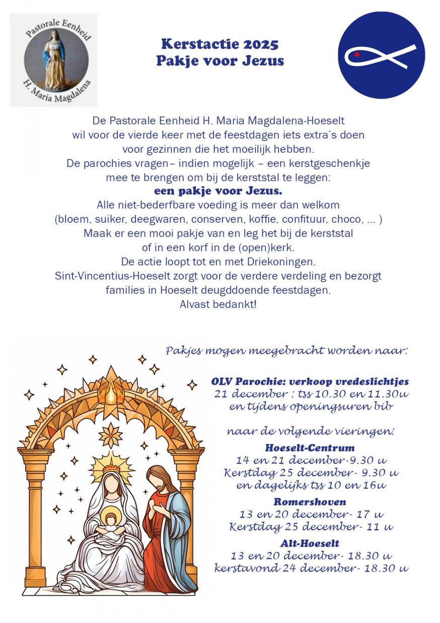 Pakje voor Jezus © H Mouchaers