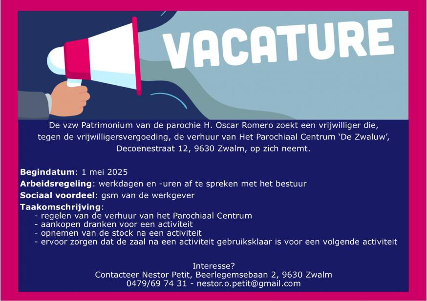 Vacature 