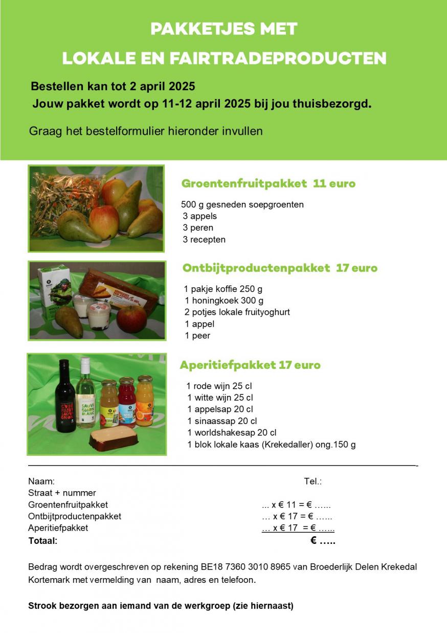 flyer Broederlijk Delen Krekedal blz3 © Broederlijk Delen Krekedal Kortemark