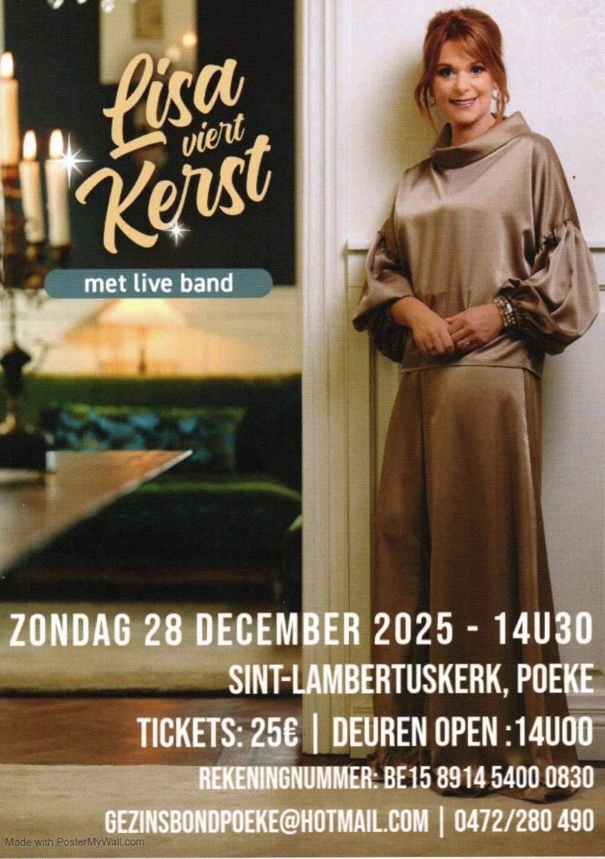 Affiche 2025 flyer kerst lisa.jpg © Patrick Derde