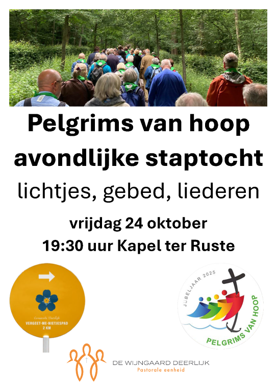 Pelgrims van hoop staptocht 