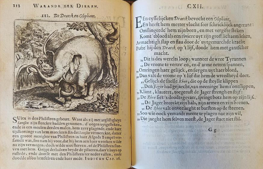 Draeck en oliphant 