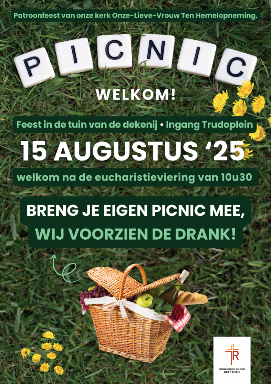 PICNIC in de TUIN van de DEKENIJ op 15 augustus 2025 