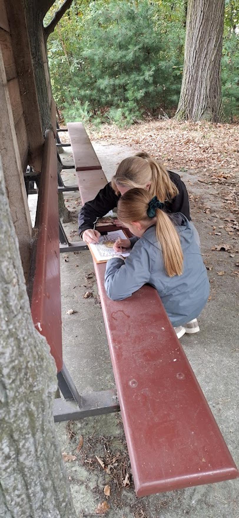 Familiewandeling met de vormelingen. © Werner Mertens.