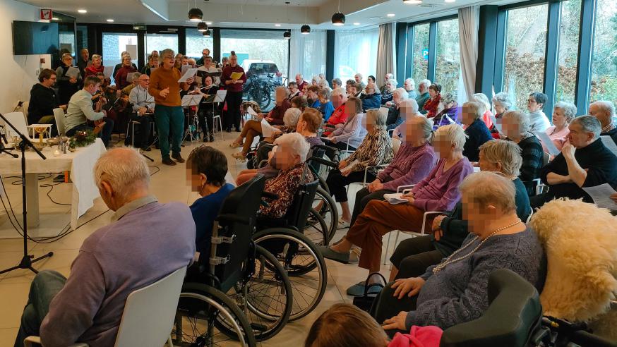 Kerst4ing in WZC De Hopperank 