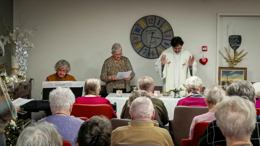 Kerstviering in de Nedermolen 