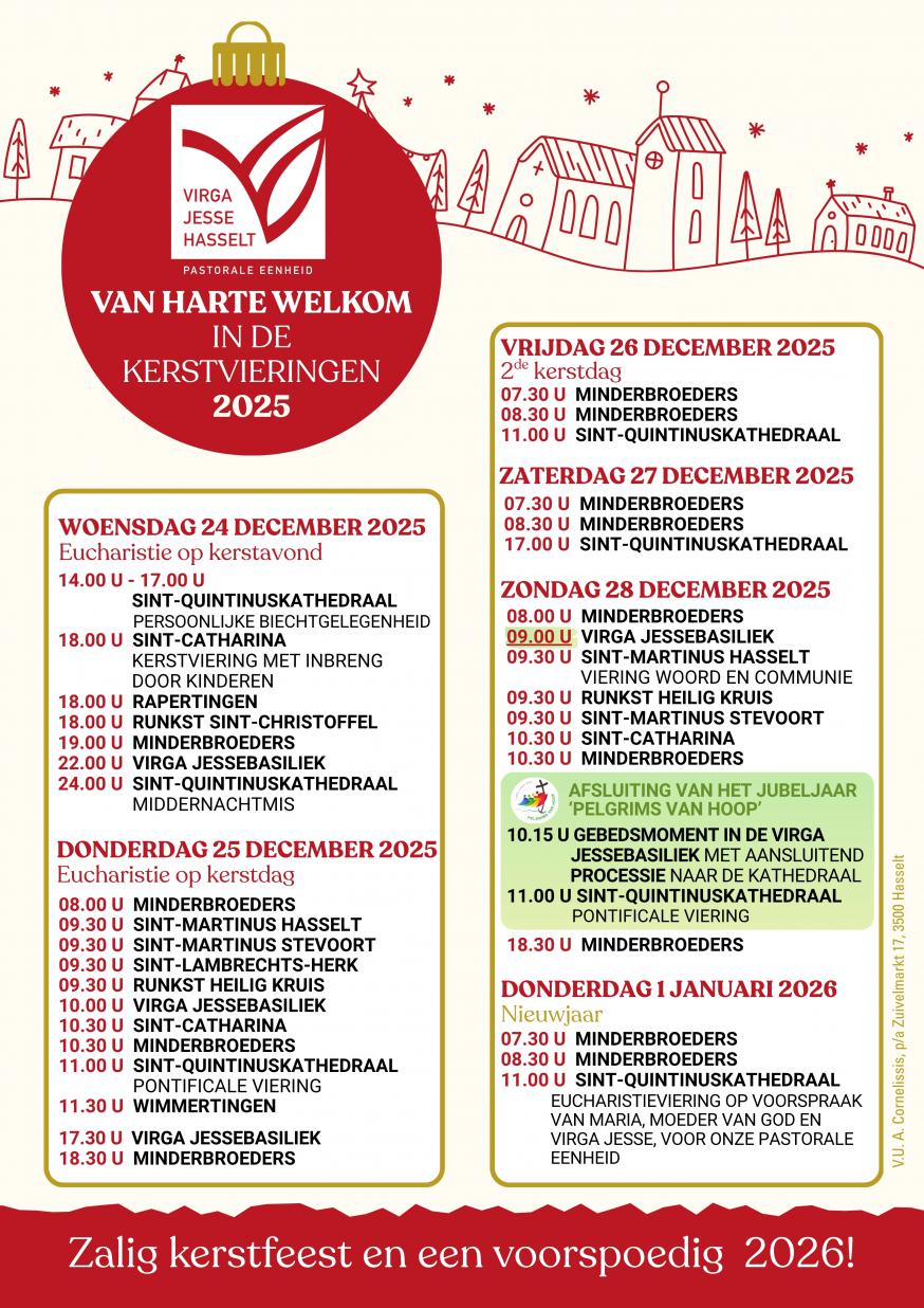 Kerst en eindejaar 2025 © @DekenaatHasselt