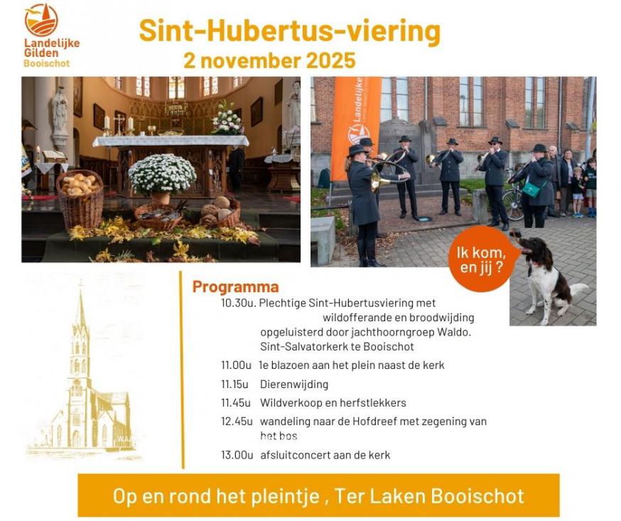 St Hubertsuviering Booischot © Landelijke Gilden Booischot