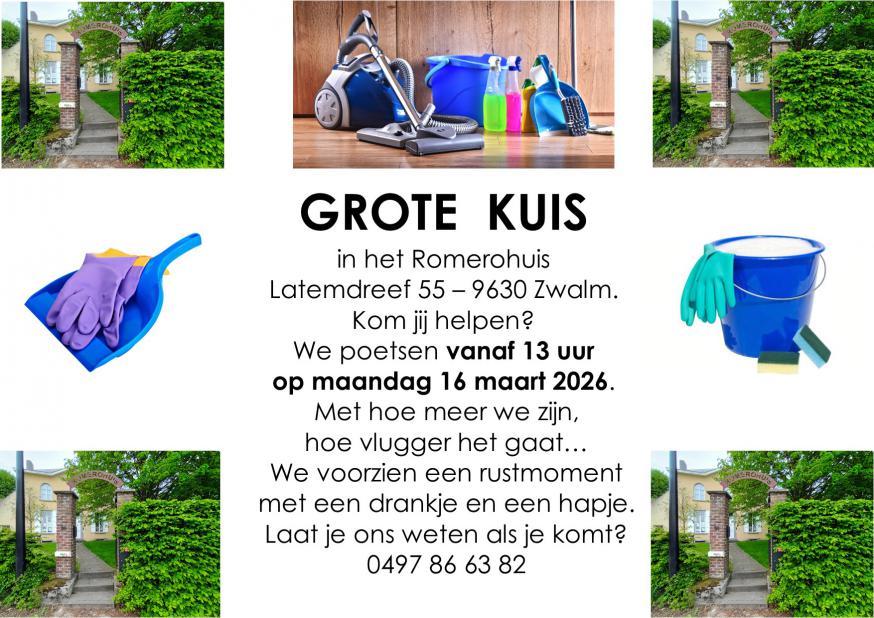Grote kuis Romerohuis 2026 