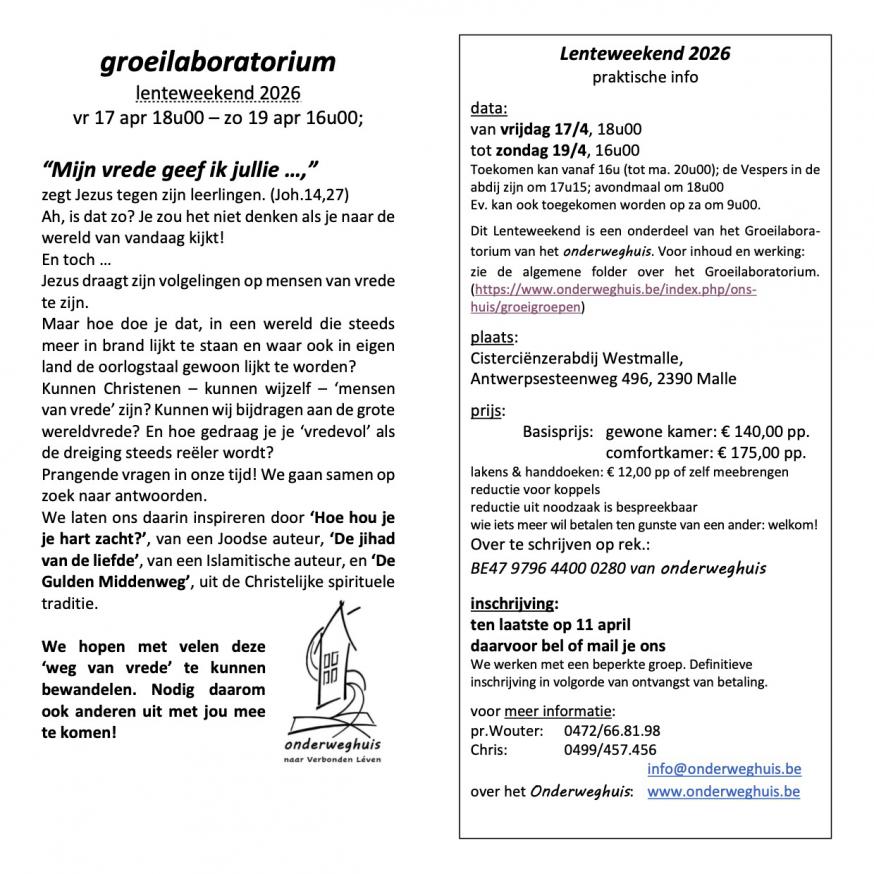 Lenteweekend © Onderweghuis