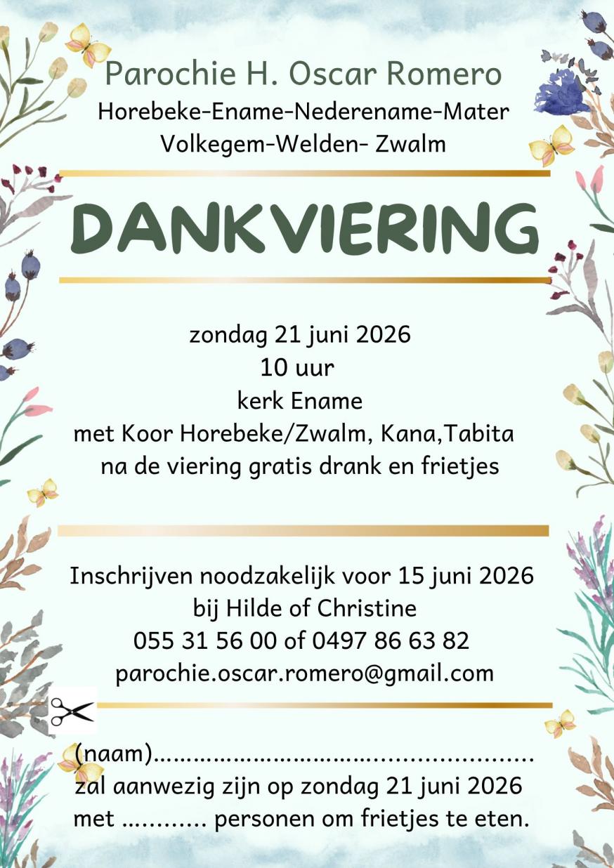 Dankviering 2026 