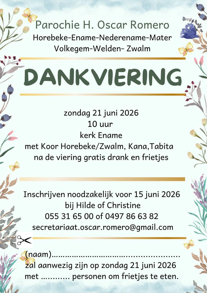 Dankviering 2026 