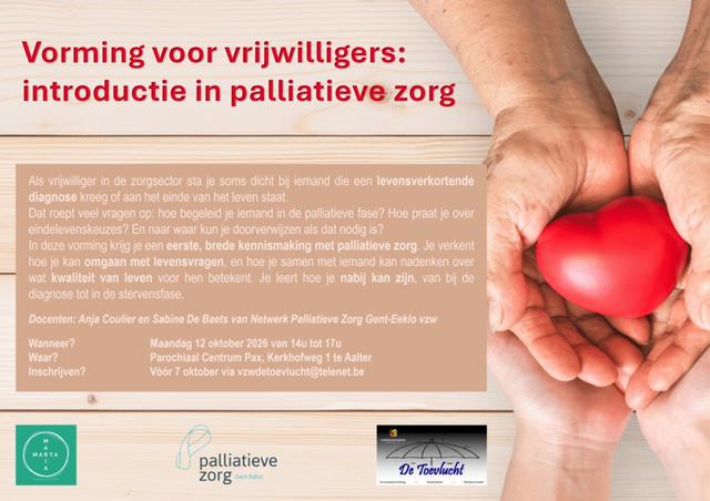 2026 Vorming vrijwilligers - palliatieve zorg def.jpg © vzw De Toevlucht