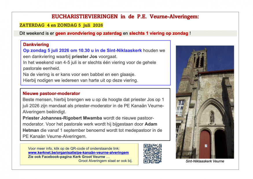 weekend-vieringen 