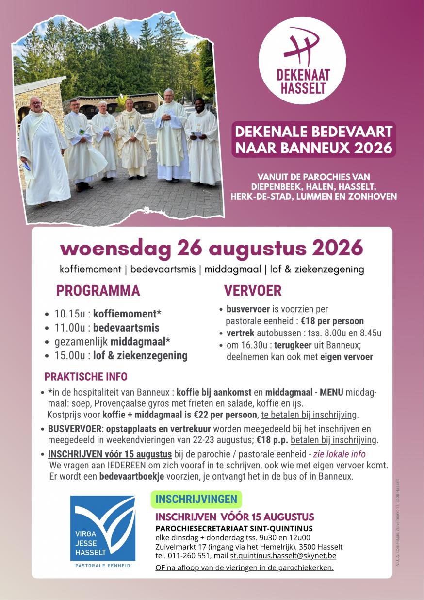 Dekenale bedevaart 2026 © @DekenaatHasselt