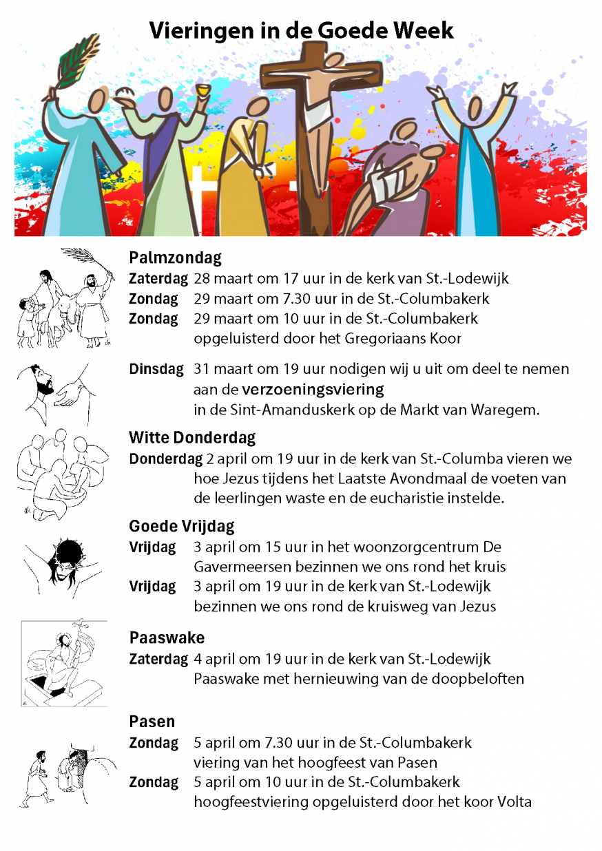 Vieringen in de Goede Week 