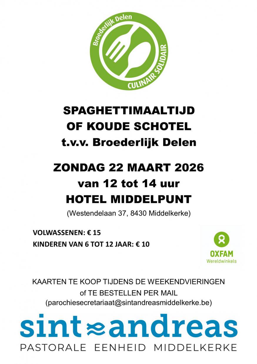 Affiche sobere maaltijd © -