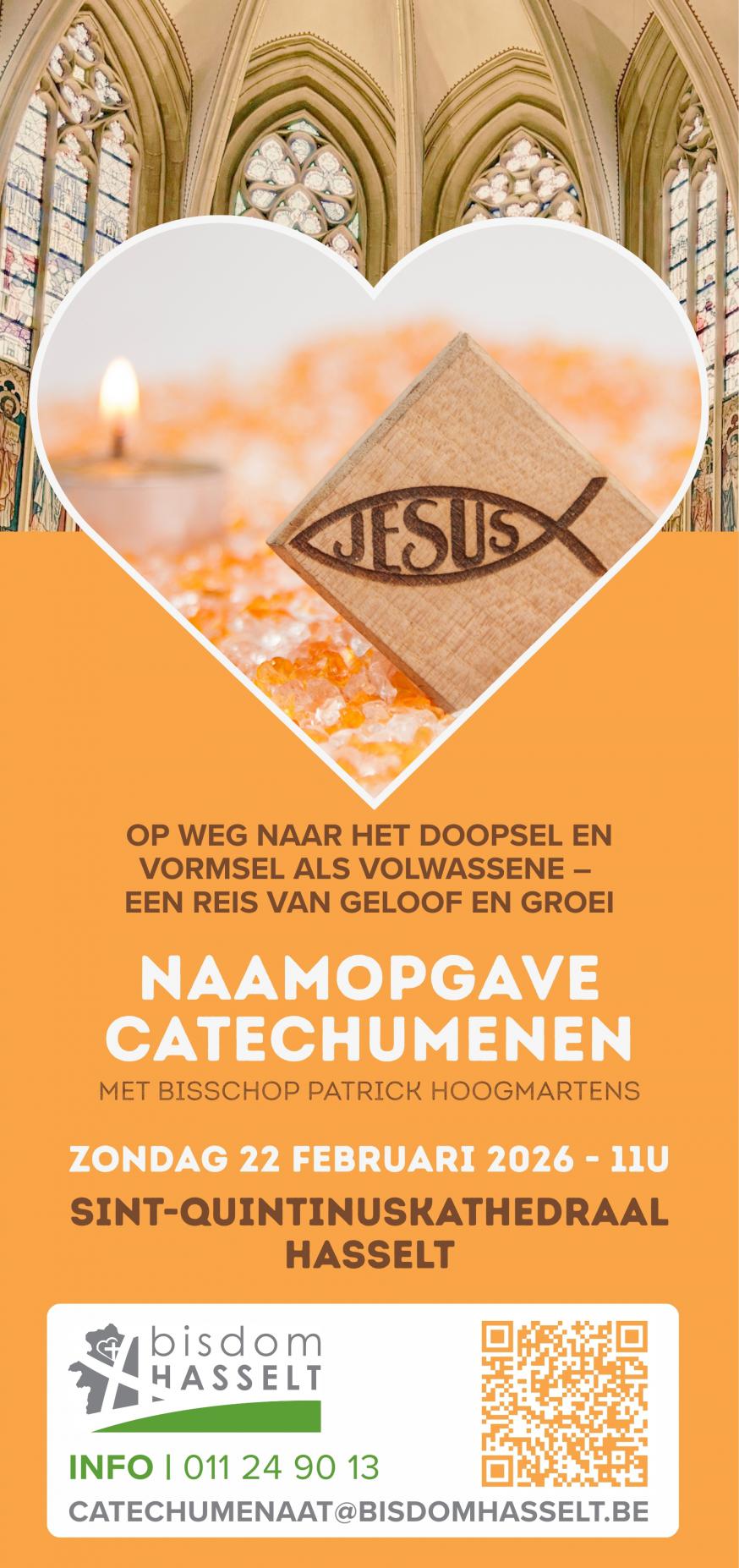 Naamopgave catechumenen februari 2026 © @PEVirgaJesseHasselt