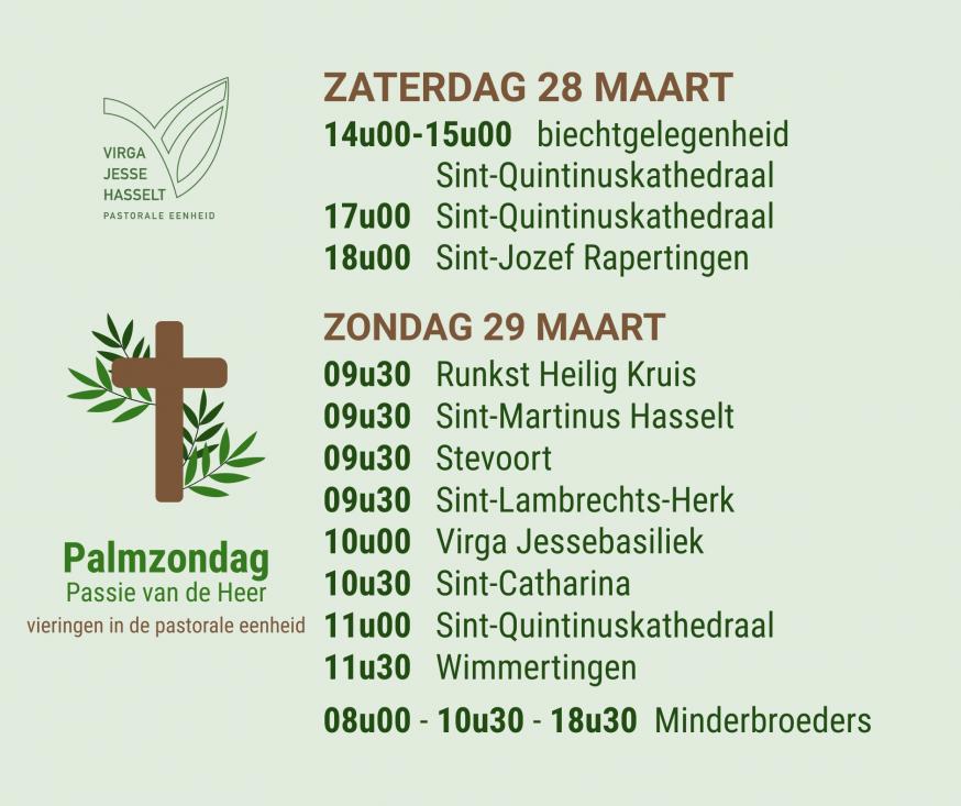 Palmzondag 2026 | PE Virga Jesse Hasselt © @PEVirgaJesseHasselt