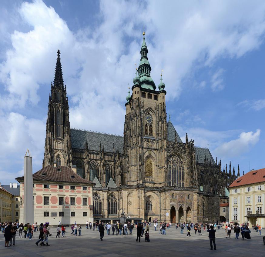 De Sint-Vituskathedraal in Praag © Wikimedia Commons