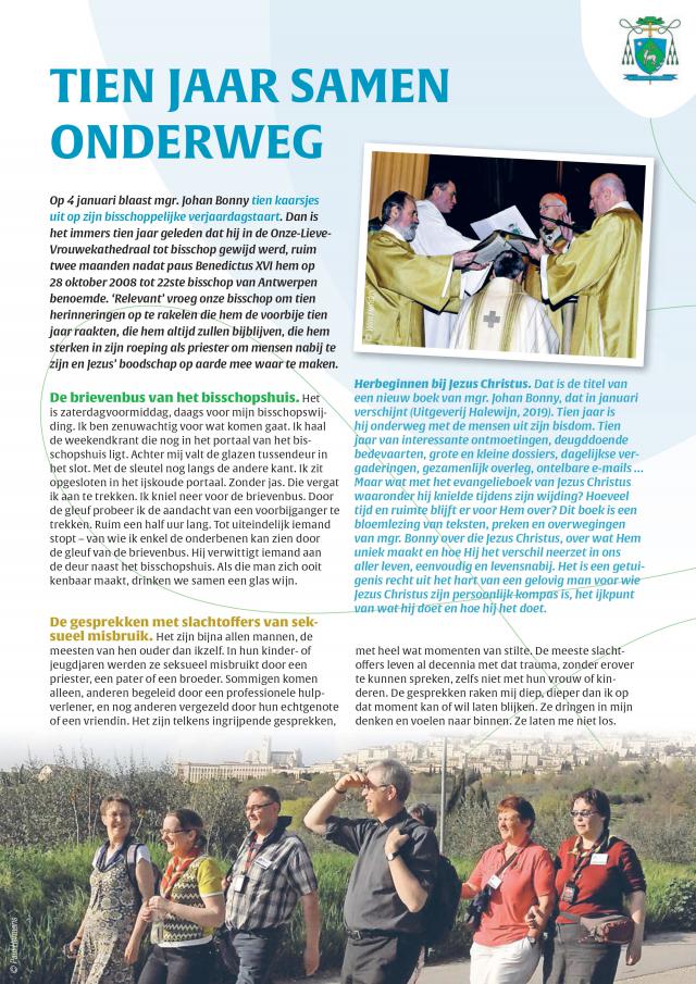 Mgr. Johan Bonny 10 jaar bisschop © Relevant
