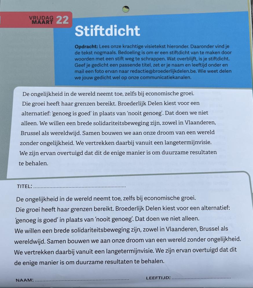 22 maart 2024 © Broederlijk Delen