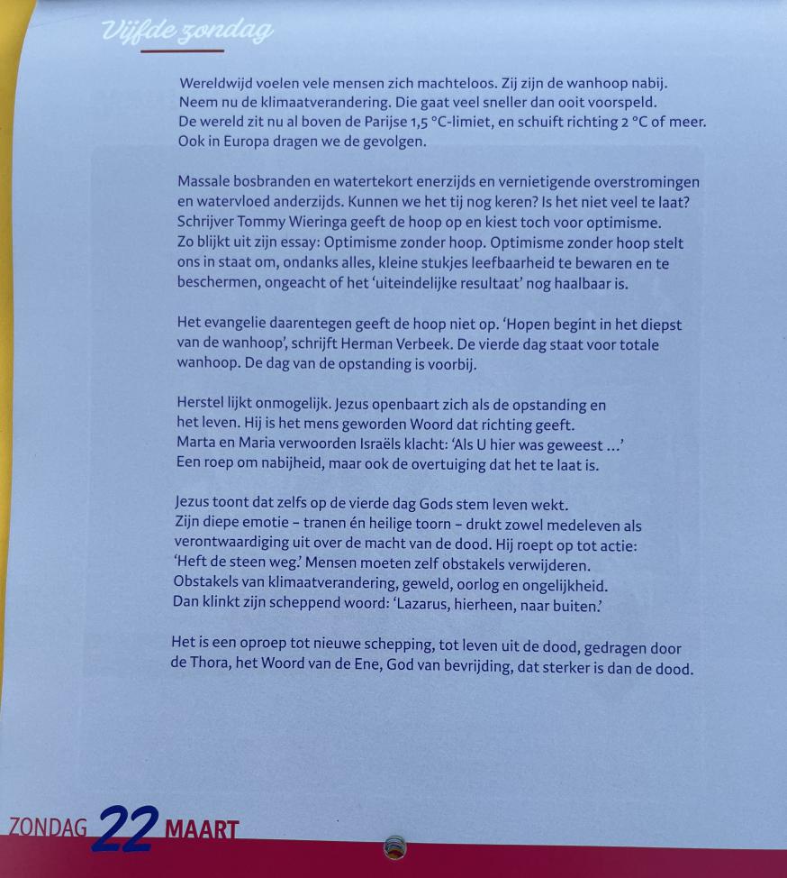 22 maart zondag 2026 © Broederlijk Delen