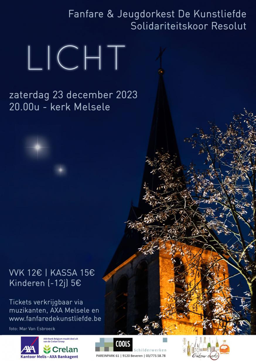 Kerstconcert Melsele © Fanfare De Kunstliefde